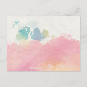 Wat ik zag bij het wachten briefkaart