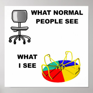 Wat ik zie Funny Poster