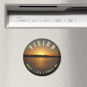 Wat ik zie zal VISION Motivatie Magnet zijn (Insitu (Vaatwasser))