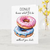 Wat ik zou doen zonder je vader Vaderdag Kaart (Gele Bloem)