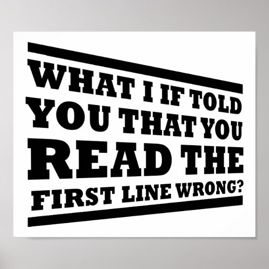 Wat ik zou zeggen als ik je een grappig Poster zou (Voorkant)