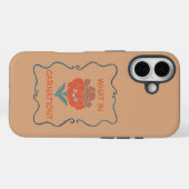 Wat in Anjer Grappige Cowboy Bloem Case-Mate iPhone Case (Achterkant (horizontaal))