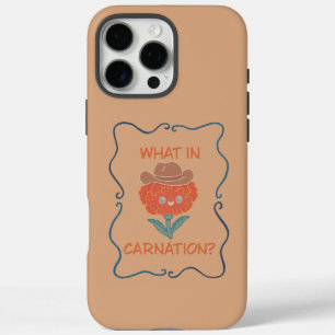 Wat in Anjer Grappige Cowboy Bloem iPhone 16 Pro Max Hoesje