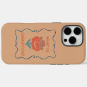 Wat in Anjer Grappige Cowboy Bloem Case-Mate iPhone Case (Achterkant (horizontaal))