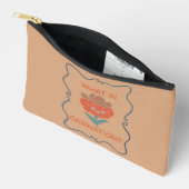 Wat in Anjer Grappige Cowboy Bloem Etui (Open)