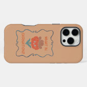 Wat in Anjer Grappige Cowboy Bloem iPhone Hoesje (Achterkant horizontaal)