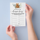 Wat in de Kaart van het Beer Greenery Shower-spel (Hand)