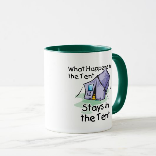 Wat in de Tent gebeurt Mok (Voorkant rechts)