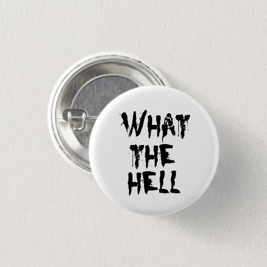 wat in godsnaam ronde button 3,2 cm (Voorkant /achterkant)