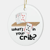 Wat in je Wieg? Keramisch Ornament (Links)