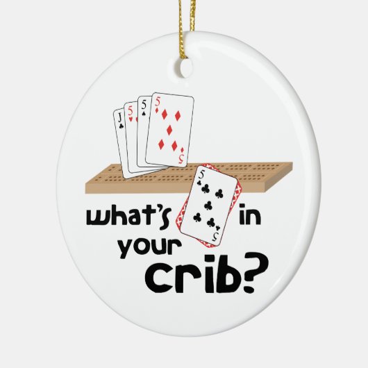 Wat in je Wieg? Keramisch Ornament (Links)