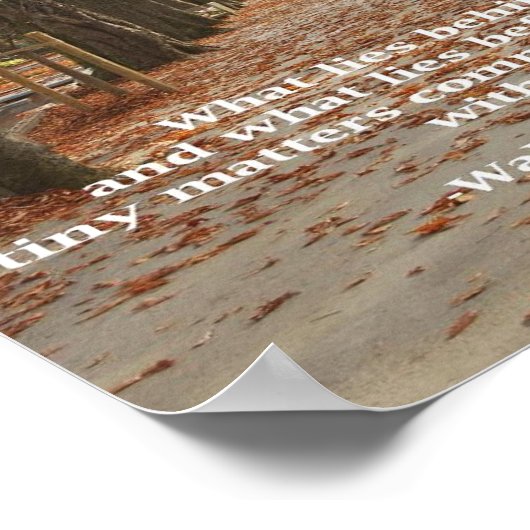 "Wat in ons leeft" Poster (Hoek)