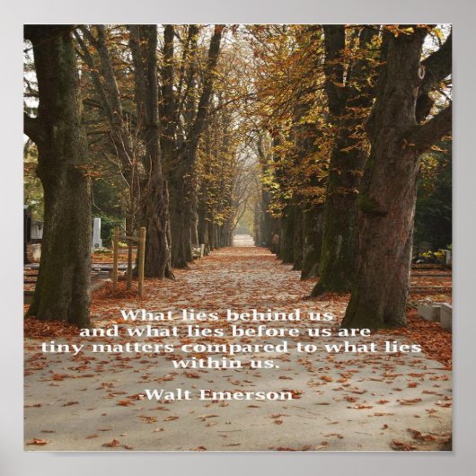 "Wat in ons leeft" Poster (Voorkant)