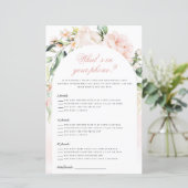 Wat in Uw Spel van het Baby shower van het Scheerm (Staand voorkant)