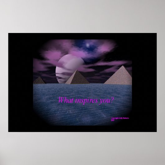 Wat inspireert je? poster (Voorkant)