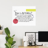 Wat is Algebra? Poster *Bijgewerkt* (Thuiskantoor)