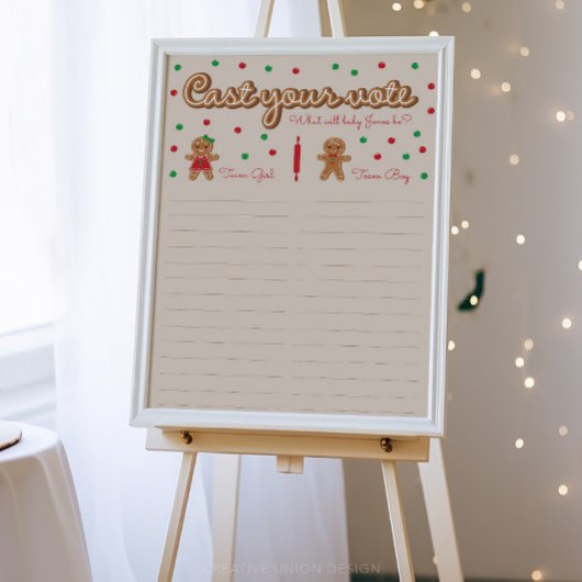 Wat is Baking Gender Reveal Stem Poster