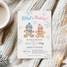 Wat is Baking Gingerbread Party Gender Reveal