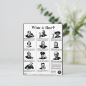 Wat is Beer? Briefkaart (Staand voorkant)