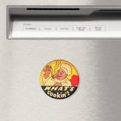 Wat is Cookin? Gele en zwarte keuken? Magneet (Insitu (Vaatwasser))