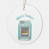 Wat is Cookin? Keramisch Ornament (Links)