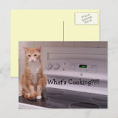 Wat is Cooking?!! Briefkaart (Voorkant / Achterkant)