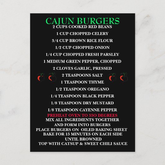 Wat is Cooking? Ontvang- en postkaart (Voorkant)