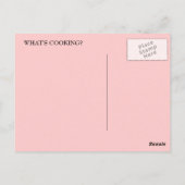 Wat is Cooking? Ontvang- en postkaart (Achterkant)