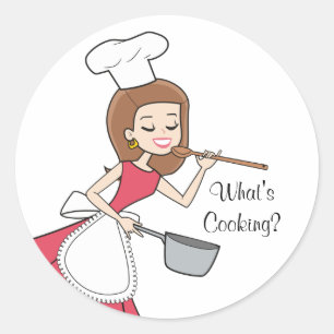 Wat is Cooking Sticker - Baker Lady