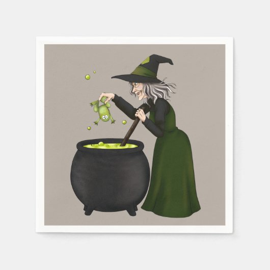 Wat is Cooking Witch? Servet (Voorkant)