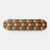 Wat is Cool, Kitty Kat in Aardse Kleuren Persoonlijk Skateboard (Horizontaal)