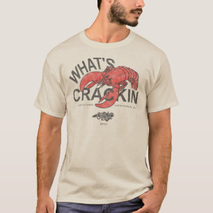 Wat is Crackin Lobster Buitenste Banks NC OBX  T-shirt