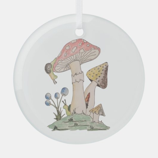 Wat is daar aan de hand? glas ornament (Voorkant)