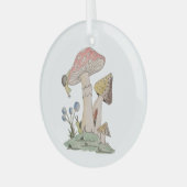 Wat is daar aan de hand? glas ornament (Voorkant links)