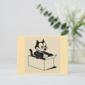 Wat is dat toch met katten en kisten?! briefkaart (Staand voorkant)