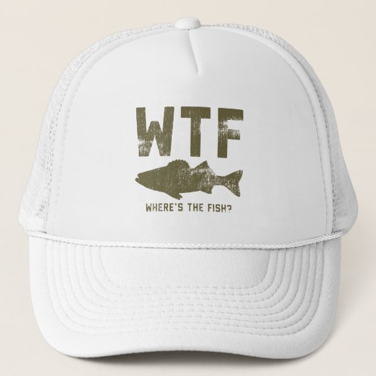 Wat is dat voor vis man_vrouwen trucker pet (Voorkant)