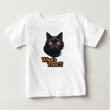 Wat is dat?! Zwarte kat in een verrassingspose