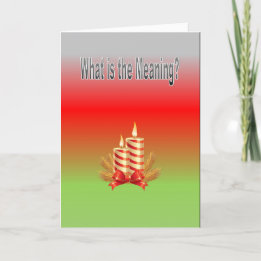 Wat is de betekenis? kaart