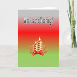 Wat is de betekenis? kaart