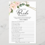 Wat is de bride Wearing Game Pink Blush Flyer (Voorkant)
