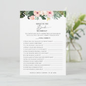 Wat is de bruid dragen spel tropische Kaart (Staand voorkant)