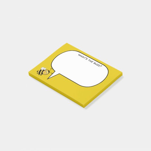Wat is de Buzz Bee Personaliseren? Post-it® Notes (Schuin)