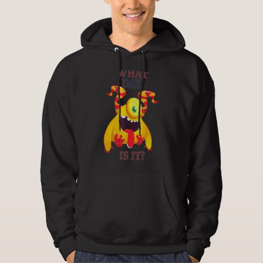 Wat is de dag dat het zo grappig is? hoodie (Voorkant)