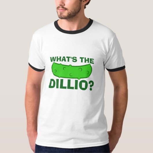 Wat is de Dillio? T-shirt (Voorkant)