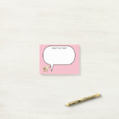 Wat is de Dog Poodle? Post-it® Notes (Op bureau)