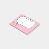 Wat is de Dog Poodle? Post-it® Notes (Schuin)