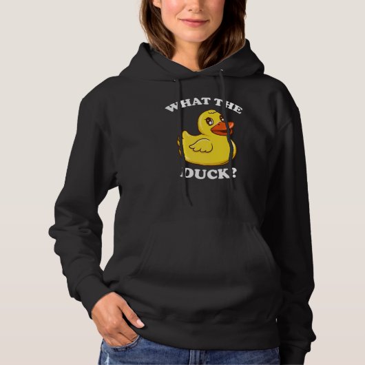 Wat is de Duck Yellow Rubber Duck Quack Hoodie (Voorkant)