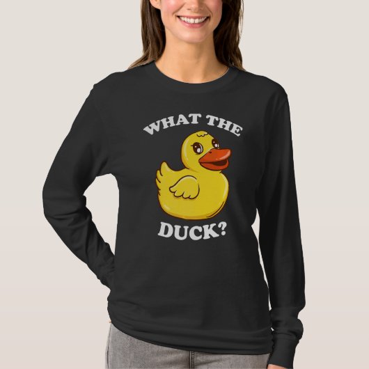 Wat is de Duck Yellow Rubber Duck Quack T-shirt (Voorkant)