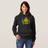 Wat is de Duck Yellow Rubber Ducky Quack? Hoodie (Voorkant volledig)