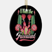 Wat is de echte cactus Succulents Planten Gardenin Keramisch Ornament (Rechts)